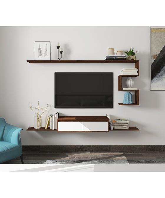 Kệ tivi treo tường 280 - Gỗ MDF, Dài 180cm Kệ tivi treo tường 280 - Gỗ MDF, Dài 180cm